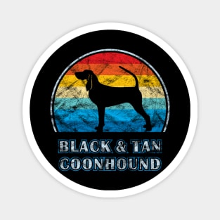 Black and Tan Coonhound Vintage Design Dog Magnet